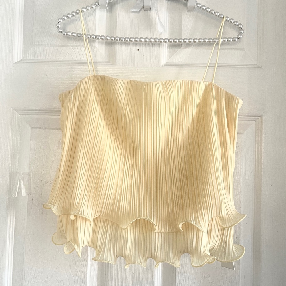 Commense Pleated Layered Ruffle Skirt Set - Picture 7 of 13